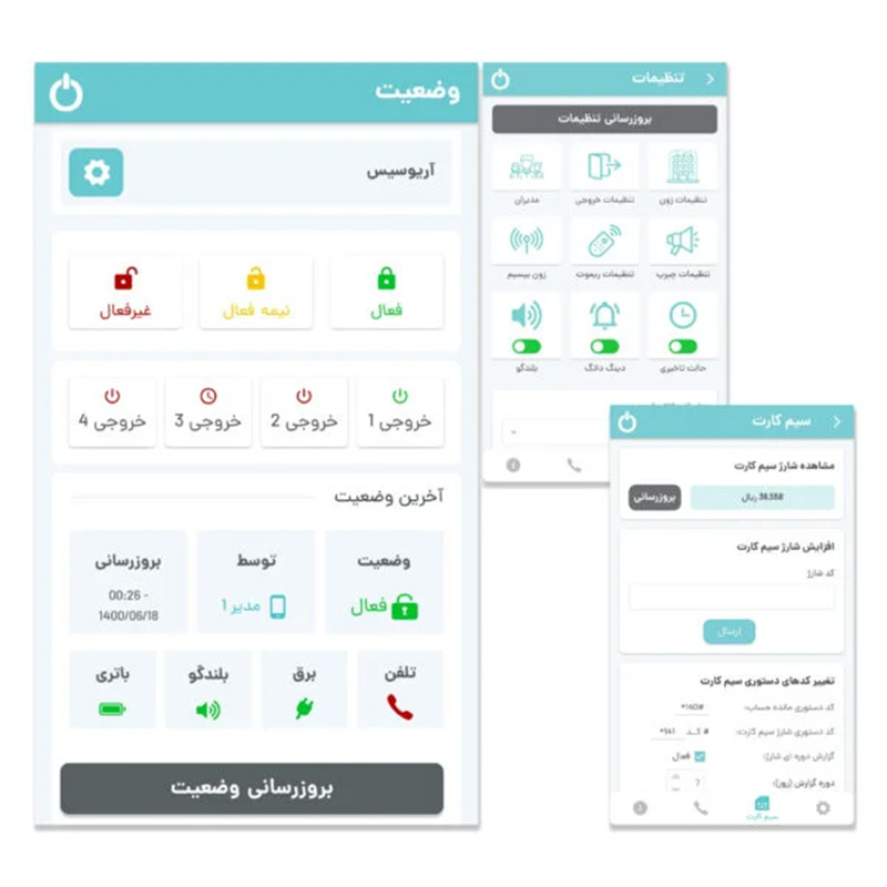 دزدگیر اماکن آریوسیس مدل CL-70